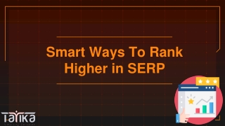 Smart Ways to Rank Higher in SERP