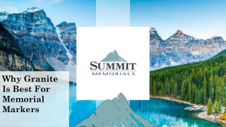 Slide - Why Granite Is Best For Memorial Markers