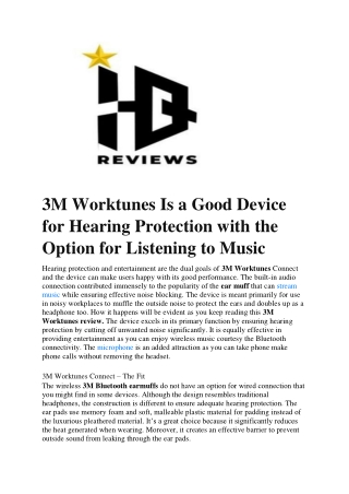 3M Worktunes Is a Good Device for Hearing Protection with the Option for Listening to Music (5)