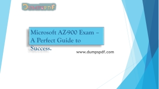 Microsoft AZ-900 Exam Prep Guide