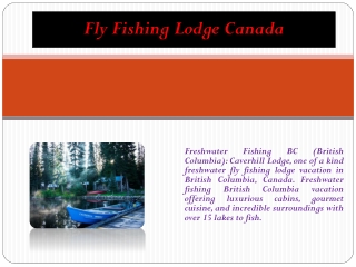 Fly Fishing Lodge Canada