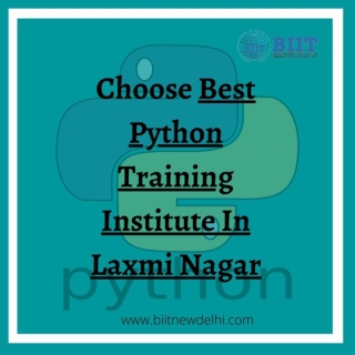 best python training institute in Laxmi Nagar