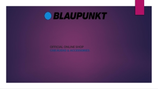 Component & Coaxial Car Speakers Online | Blaupunkt