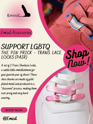 Support LGBTQ | The Pin Prick - Trans Lace Locks (Pair) - Emisil