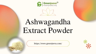 Organic Ashwagandha Root Powder