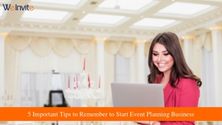 Best Guide to Start Event Planning Business