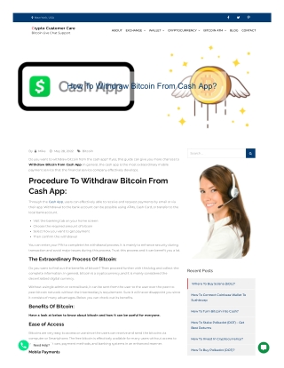 how to withdraw bitcoin from cash app