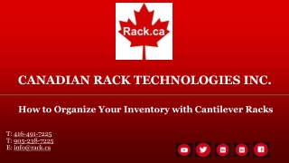 How to Organize Your Inventory with Cantilever Racks