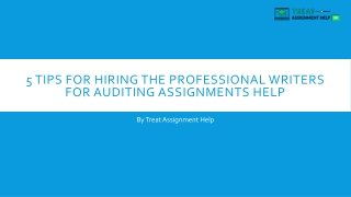 5 Tips For Hiring The Professional Writers For