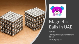 Magnetic Balls In UAE
