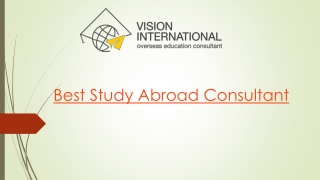 Best Study Abroad Consultant