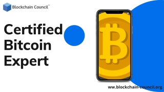 Certified Bitcoin Expert | Blockchain Council