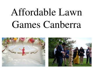 Affordable Lawn Games Canberra