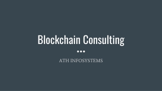 Blockchain Consulting