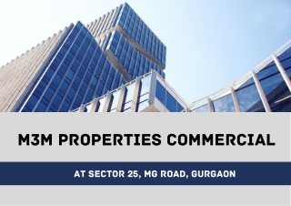 M3M Sector 25 MG Road Gurugram - Download PDF