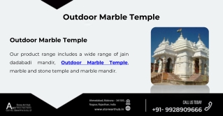 Outdoor Marble Temple - CALL NOW 9928909666