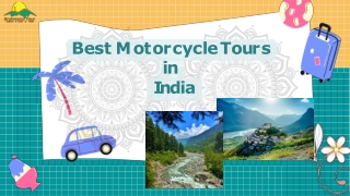 Best Motorcycle tours in India