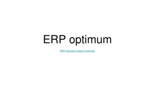 Licensed ERP optimum of education system in Bahrain and GCC countries