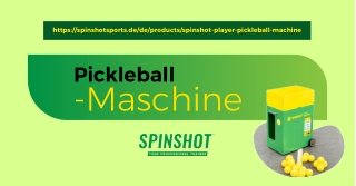 Kaufen Sie die hochmoderne Pickle Ball Machine mit Spinshot Sports