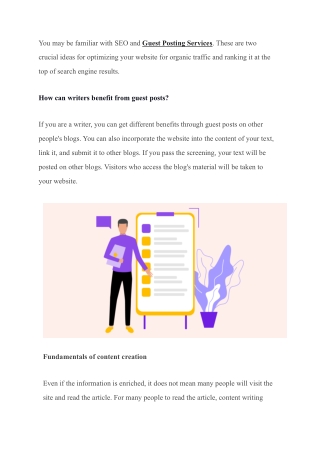 What is guest articles' importance for SEO_