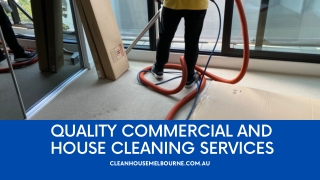 QUALITY COMMERCIAL AND HOUSE CLEANING SERVICES