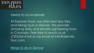 Things to do in Denverdenver-tour.com