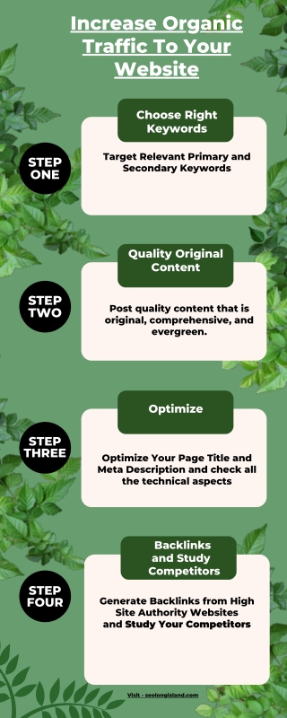 Increase Organic Traffic To Your Website