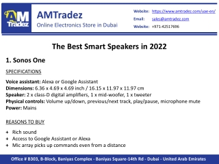 Best Smart Speakers in 2022 - AMTradez