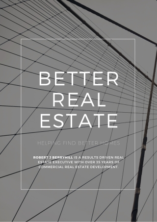 Robert J Berryhill Real Estate 43 states and 2 countries