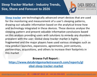 Sleep Tracker Market is expected to register a substantial CAGR in the forecast period of 2019-2026