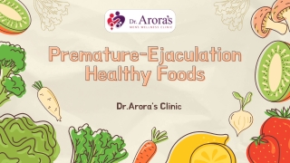 Premature Ejaculation Healthy Foods