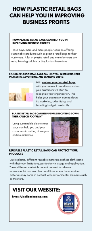 Plastic retail bags
