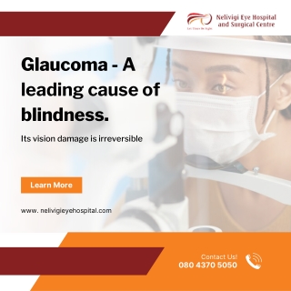 Glaucoma is a cause of blindness | Best Eye Hospital in Bellandur | Nelivigi Eye