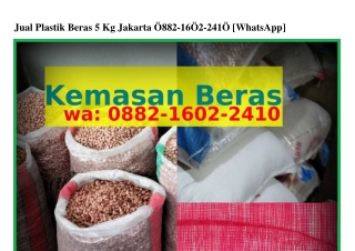 Jual Plastik Beras 5 Kg Jakarta