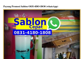 Payung Promosi Sablon Ö8ᣮI·4I8Ö·I8Ö8{WA}