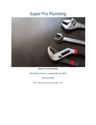 Super Pro Plumbing