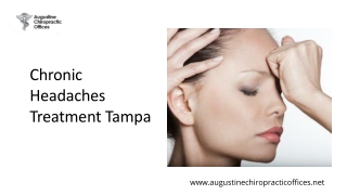 Chronic Headaches Treatment Tampa