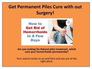 Cure Piles Permanently with Pilepsole Capsule