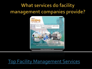 Top Facility Management Services | NIMBUS HARBOR