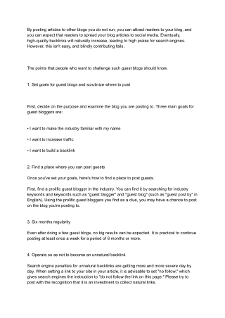 The Advantages of the Quality Guest Post For Your Business