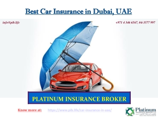 Best Car Insurance in Dubai