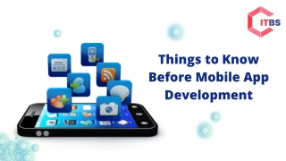 Things to know before Your Mobile App Development in 2022