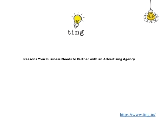 Reasons Your Business Needs to Partner with an Advertising Agency