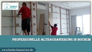 Professionelle Altbausanierung in Bochum