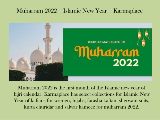 Muharram 2022 | Islamic New Year | Karmaplace