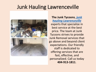 Junk Hauling Lawrenceville