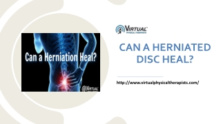 CAN A HERNIATED DISC HEAL