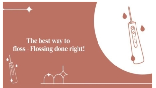 The best way to floss - Flossing done right!