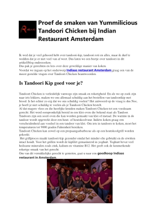 Goedkoop Indiaas Restaurant in Amsterdam | Rabaab Restaurant