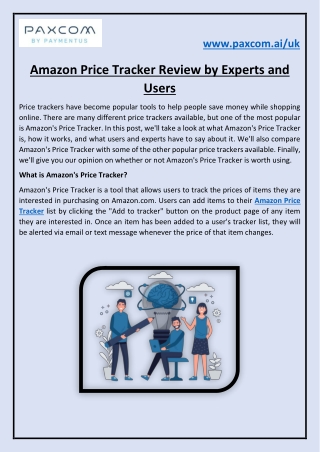 Amazon Price Tracker Review by Experts and Users